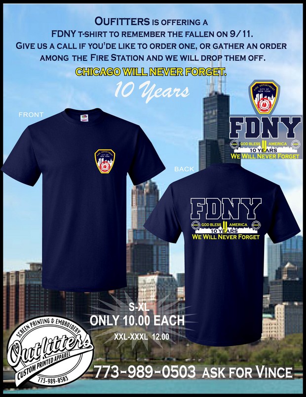 FDNY Embroidery T-Shirt